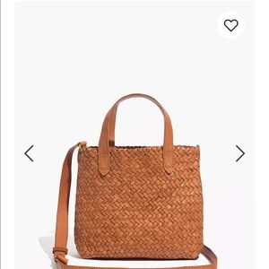 Small Transport Crossbody: Woven Leather Edition